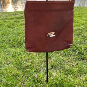 Italian Brown Leather Shoulder Bag